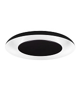Triac Dimmable Sandy Black & White Aluminium & Acrylic LED 38 Watt 220-240Volt 2200Lm IP20 2700-3000-4000K CCT by Dip Switch D: 60 H: 6 cm