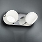D57G29 01 Fabbian Beluga White AP PL2 современный настенно-потолочный светильник глянцевый белый — фото 1