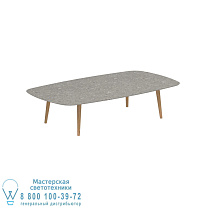 СТОЛ STYLETTO HIGH LOUNGE 220X120CM НОГИ ТИКА КЕРАМИЧЕСКАЯ СТОЛЕШНИЦА CEPPO DOLOMITICA Royal Botania