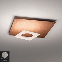 PETRA  PARETE/SOFFITTO 25,2W 220V ECRU'- ALLUMINIO SATINATO