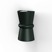 Duo N° 1; Toughened clear glass GU10 PAR16 LED 23W; Slate grey