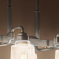 Aivian 42" 8 Light Linear Chandelier Black люстра 52400BK Kichler — фото 6