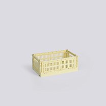 Ящик для хранения HAY Colour Crate S, светло-желтый