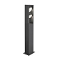 1004751 SLV ESKINA FRAME 75 FL double anthracite CCT парковый светильник — фото 1