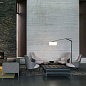 518930 Vibia Balance изогнутый торшер никель — фото 3