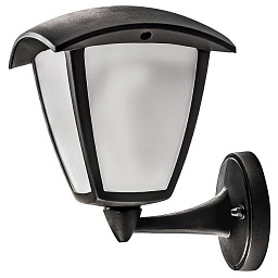 375670 Lightstar Lampione уличный настенный светильник с металлическим козырьком и матовым плафоном