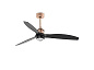 33418WP-10 JUST FAN Ø1280MM COPPER BLADES BLACK 17W 3000K W/R люстра с вентилятором Faro barcelona