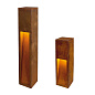 229410 SLV RUSTY® SLOT 50 E27 FL rust IP44 уличный настенный светильник — фото 1
