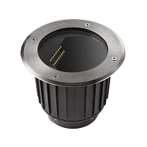 Recessed uplighting IP65/IP67 Gea Wall Washer ø225mm LED 24W 4000K AISI 316 stainless steel 1109lm