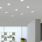 F19F03 01 Fabbian Tools Sq FA LED S встраиваемый квадратный спот белый — фото 2
