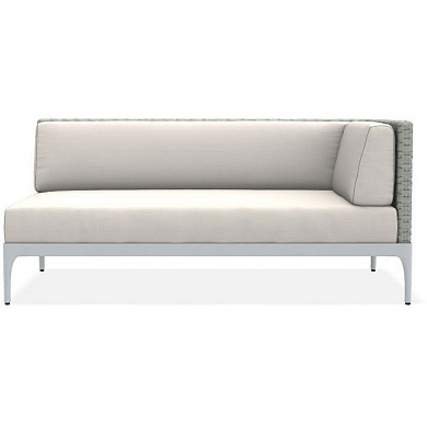 IFDMFSD43W23 Ethimo Infinity Модульный диван XL / угловой диван слева, теплый белый