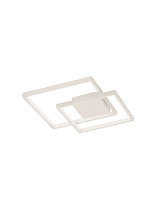 Triac Dimmable Sandy White Steel Aluminium & Acrylic LED 30 Watt 220-240 Volt 2030Lm 3000K IP20 L: 42.5 W: 42.5 H: 6 cm