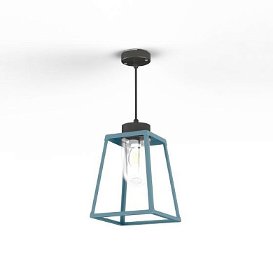 131005111 Roger Pradier Lampiok 1 N°3 BLAUW 111 - GRIJS 107 HELDERE Одинарный подвес