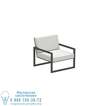 NINIX LOUNGE 100T SS BATYLINE CAPPUCCINO + ПОДЛОКОТНИКИ ИЗ ТИКА Royal Botania