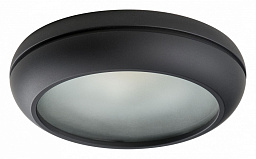 011277 Lightstar Piano mini встраиваемый потолочный светильник черный IP54
