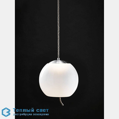 подвесной светильник с шарообразным матовым плафоном