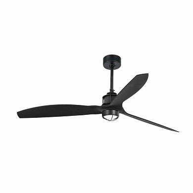 потолочный вентилятор чёрный матовый с LED подсветкой и SMART управлением