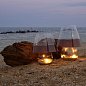 120100009 Emporium Bonbonne TL M outdoor уличный дизайнерский настольный светильник коричневый — фото 2