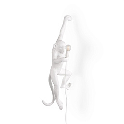 SE14881 Seletti MONKEY LAMP настенный светильник с фигурой обезьяны и лампой в поднятой руке