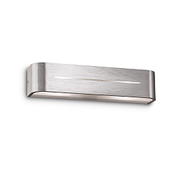 009940 Ideal lux Posta настенный светильник из матового алюминия с горизонтальным корпусом
