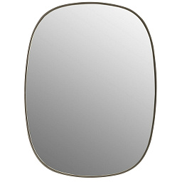 21906 Muuto Framed настенное зеркало прямоугольное серо бежевое
