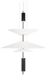 10244/B Black Loft It Skylar подвесной светильник с многослойным плафоном чёрный