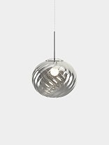 Подвесной светильник Tom Dixon Whirl Medium - Серебро полированный Поликарбонат