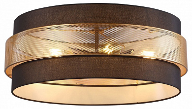 потолочный светильник с двумя поворотными плафонами черный