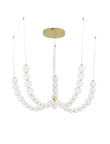 Dimmable by Remote Control Gold Metal & Opal Glass LED 125 Watt 220-240 Volt 11377Lm 3000K IP20 D: 118 H: 150 cm