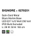 6270201 SIGNORE Novaluce светильник E27 1x60W IP20