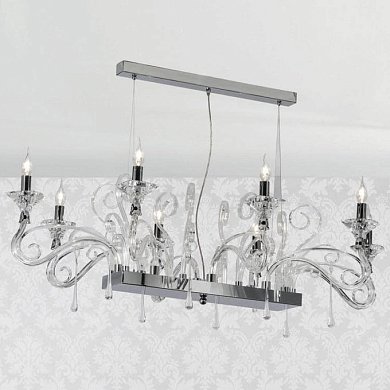 Люстра Orchidea JAGO, 140×90 см, на 8 ламп NCS 430