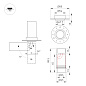 049909 Arlight Светильник SP-NUANCE-TRIMLESS-PULL-R35-7W Warm3000 (WH, 36 deg, 230V) — фото 1