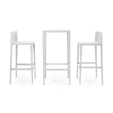 Spritz set of 1 bar table+2 bar stool h:97cm стол, Vondom