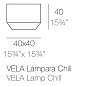 Декоративный светильник Vela Chill Cube Lamp Vondom — фото 2