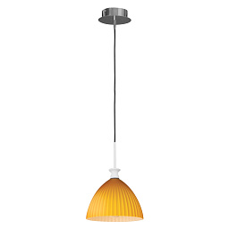 810023 Lightstar Agola подвесной светильник с плафоном из стекла янтарного цвета