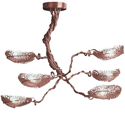NIDO-S6RA Icone Nido LAMP.PARETE/SOFF.6L RAME BRONZATO Потолочный светильник