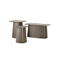 21051312 Wooden Vitra Столик кофейный дуб тёмный средний — фото 1