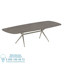 EXES СТОЛ 300X120CM АЛЮМИНИЕВЫЕ НОЖКИ ГРИБ - КЕРАМИЧЕСКАЯ СТОЛ TERRA MARRONE Royal Botania