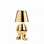 43001TM Qeeboo Golden Brothers Tom TL портативный настольный светильник с тач-диммером глянцевый золотой — фото 2