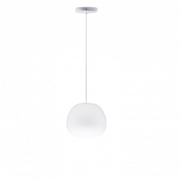 F07A41 01 Fabbian Lumi стеклянная люстра с округлым плафоном