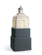 Настольная лампа Metropolis Lladro, антрацитовая