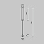 TRA159C-BB1-PT Maytoni Accessories for tracks Flarity Комплектующие для систем освещения с токоведущими элементами Платина — фото 4