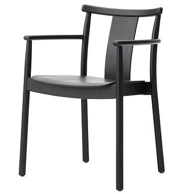 71118-004005 Audo Copenhagen Merkur Кресло, черный дуб