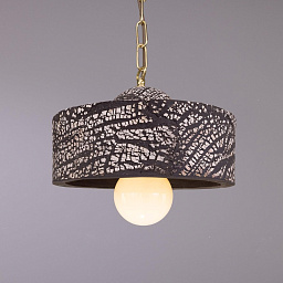 MLCMP081 Mullan Lighting Seville подвесной светильник с цилиндрическим керамическим плафоном чёрного цвета
