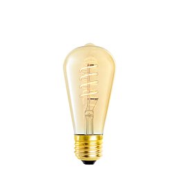 111176 Eichholtz Goldline винтажные LED-лампы с вертикальной нитью, набор 4 шт.
