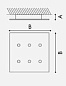 Swing Icone Потолочный светильник квадратный белый i-c-0343 — фото 2