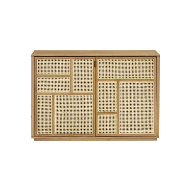 2359-8400 Air Design House Stockholm Шкаф с дубовым каркасом и дверцами из ротанга