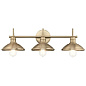 Clyde 3 Light Vanity Light Champagne Bronze настенный светильник 45945CPZ Kichler — фото 8