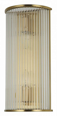 настольный светильник с цилиндрическим плафоном из стеклянных трубок