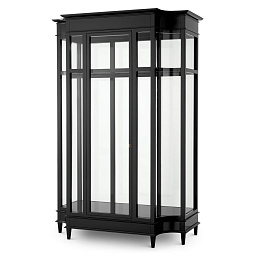 TM0065 Eichholtz Gala шкаф с высоким остеклением и изящными металлическими элементами
